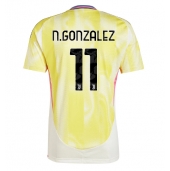 Moški Juventus Nicolas Gonzalez #11 Replika nogometni dresi Gostujoči 2024-25 Kratek Rokav