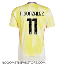 Moški Juventus Nicolas Gonzalez #11 Replika nogometni dresi Gostujoči 2024-25 Kratek Rokav