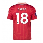 Moški Liverpool Cody Gakpo #18 Replika nogometni dresi Domači 2024-25 Kratek Rokav