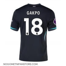 Moški Liverpool Cody Gakpo #18 Replika nogometni dresi Gostujoči 2024-25 Kratek Rokav