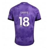 Moški Liverpool Cody Gakpo #18 Replika nogometni dresi Tretji 2023-24 Kratek Rokav