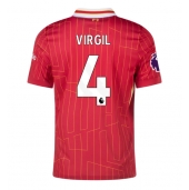 Moški Liverpool Virgil van Dijk #4 Replika nogometni dresi Domači 2024-25 Kratek Rokav