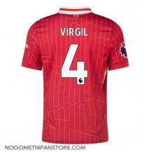 Moški Liverpool Virgil van Dijk #4 Replika nogometni dresi Domači 2024-25 Kratek Rokav