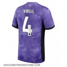 Moški Liverpool Virgil van Dijk #4 Replika nogometni dresi Tretji 2023-24 Kratek Rokav