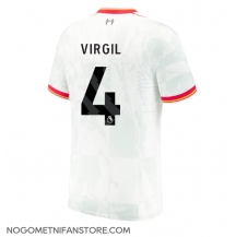 Moški Liverpool Virgil van Dijk #4 Replika nogometni dresi Tretji 2024-25 Kratek Rokav