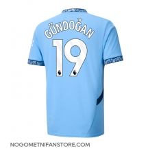 Moški Manchester City Ilkay Gundogan #19 Replika nogometni dresi Domači 2024-25 Kratek Rokav