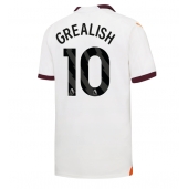 Moški Manchester City Jack Grealish #10 Replika nogometni dresi Gostujoči 2023-24 Kratek Rokav