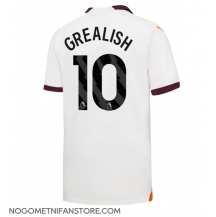 Moški Manchester City Jack Grealish #10 Replika nogometni dresi Gostujoči 2023-24 Kratek Rokav