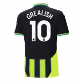 Moški Manchester City Jack Grealish #10 Replika nogometni dresi Gostujoči 2024-25 Kratek Rokav