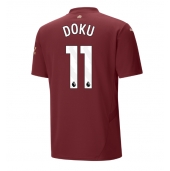 Moški Manchester City Jeremy Doku #11 Replika nogometni dresi Tretji 2024-25 Kratek Rokav