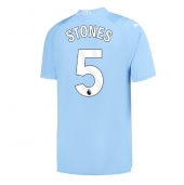 Moški Manchester City John Stones #5 Replika nogometni dresi Domači 2023-24 Kratek Rokav