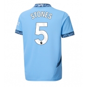 Moški Manchester City John Stones #5 Replika nogometni dresi Domači 2024-25 Kratek Rokav