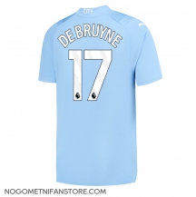 Moški Manchester City Kevin De Bruyne #17 Replika nogometni dresi Domači 2023-24 Kratek Rokav