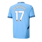 Moški Manchester City Kevin De Bruyne #17 Replika nogometni dresi Domači 2024-25 Kratek Rokav