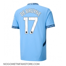 Moški Manchester City Kevin De Bruyne #17 Replika nogometni dresi Domači 2024-25 Kratek Rokav