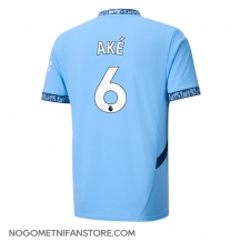 Moški Manchester City Nathan Ake #6 Replika nogometni dresi Domači 2024-25 Kratek Rokav