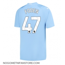 Moški Manchester City Phil Foden #47 Replika nogometni dresi Domači 2023-24 Kratek Rokav