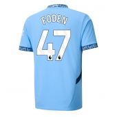 Moški Manchester City Phil Foden #47 Replika nogometni dresi Domači 2024-25 Kratek Rokav