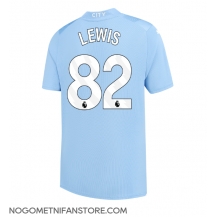 Moški Manchester City Rico Lewis #82 Replika nogometni dresi Domači 2023-24 Kratek Rokav