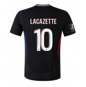 Moški Olympique Lyonnais Alexandre Lacazette #10 Replika nogometni dresi Gostujoči 2024-25 Kratek Rokav