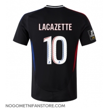 Moški Olympique Lyonnais Alexandre Lacazette #10 Replika nogometni dresi Gostujoči 2024-25 Kratek Rokav