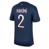 Moški Paris Saint-Germain Achraf Hakimi #2 Replika nogometni dresi Domači 2023-24 Kratek Rokav