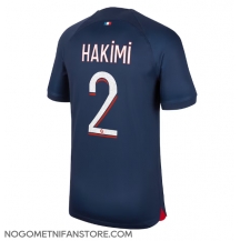 Moški Paris Saint-Germain Achraf Hakimi #2 Replika nogometni dresi Domači 2023-24 Kratek Rokav