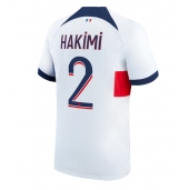 Moški Paris Saint-Germain Achraf Hakimi #2 Replika nogometni dresi Gostujoči 2023-24 Kratek Rokav