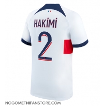 Moški Paris Saint-Germain Achraf Hakimi #2 Replika nogometni dresi Gostujoči 2023-24 Kratek Rokav