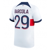 Moški Paris Saint-Germain Bradley Barcola #29 Replika nogometni dresi Gostujoči 2023-24 Kratek Rokav