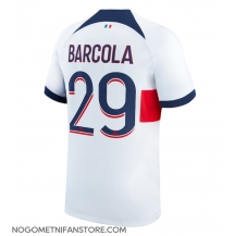 Moški Paris Saint-Germain Bradley Barcola #29 Replika nogometni dresi Gostujoči 2023-24 Kratek Rokav