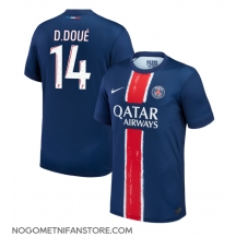 Moški Paris Saint-Germain Desire Doue #14 Replika nogometni dresi Domači 2024-25 Kratek Rokav