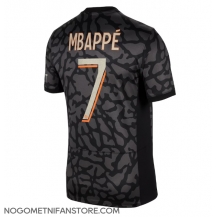 Moški Paris Saint-Germain Kylian Mbappe #7 Replika nogometni dresi Tretji 2023-24 Kratek Rokav