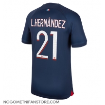 Moški Paris Saint-Germain Lucas Hernandez #21 Replika nogometni dresi Domači 2023-24 Kratek Rokav