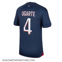 Moški Paris Saint-Germain Manuel Ugarte #4 Replika nogometni dresi Domači 2023-24 Kratek Rokav