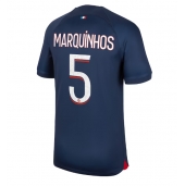 Moški Paris Saint-Germain Marquinhos #5 Replika nogometni dresi Domači 2023-24 Kratek Rokav