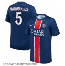 Moški Paris Saint-Germain Marquinhos #5 Replika nogometni dresi Domači 2024-25 Kratek Rokav