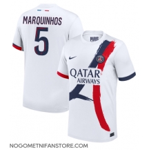 Moški Paris Saint-Germain Marquinhos #5 Replika nogometni dresi Gostujoči 2024-25 Kratek Rokav