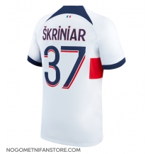 Moški Paris Saint-Germain Milan Skriniar #37 Replika nogometni dresi Gostujoči 2023-24 Kratek Rokav