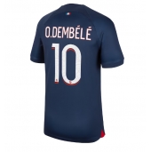 Moški Paris Saint-Germain Ousmane Dembele #10 Replika nogometni dresi Domači 2023-24 Kratek Rokav