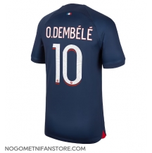 Moški Paris Saint-Germain Ousmane Dembele #10 Replika nogometni dresi Domači 2023-24 Kratek Rokav