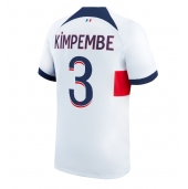 Moški Paris Saint-Germain Presnel Kimpembe #3 Replika nogometni dresi Gostujoči 2023-24 Kratek Rokav