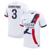 Moški Paris Saint-Germain Presnel Kimpembe #3 Replika nogometni dresi Gostujoči 2024-25 Kratek Rokav