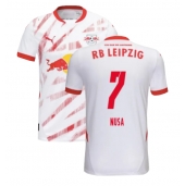 Moški RB Leipzig Antonio Nusa #7 Replika nogometni dresi Domači 2024-25 Kratek Rokav