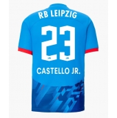 Moški RB Leipzig Castello Lukeba #23 Replika nogometni dresi Tretji 2023-24 Kratek Rokav