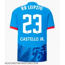 Moški RB Leipzig Castello Lukeba #23 Replika nogometni dresi Tretji 2023-24 Kratek Rokav