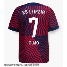 Moški RB Leipzig Dani Olmo #7 Replika nogometni dresi Gostujoči 2023-24 Kratek Rokav