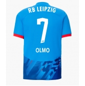 Moški RB Leipzig Dani Olmo #7 Replika nogometni dresi Tretji 2023-24 Kratek Rokav