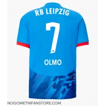 Moški RB Leipzig Dani Olmo #7 Replika nogometni dresi Tretji 2023-24 Kratek Rokav