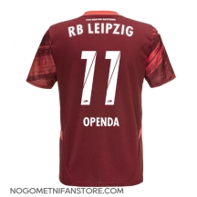 Moški RB Leipzig Lois Openda #11 Replika nogometni dresi Gostujoči 2024-25 Kratek Rokav